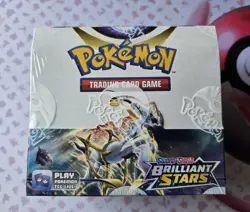 Pokemon Sword and Shield Brilliant Stars Booster Box Sealed - Image 1