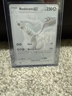 Reshiram ex 173/086 Sv: White Flare Secret Rare Full Art Holo English 230 HP - Image 4