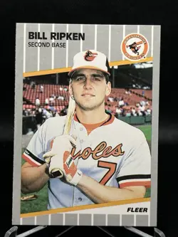 Billy Ripken 1989 Fleer F**K FACE ERROR MISPRINT Black Box Card#616 Orioles - Image 3