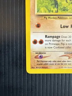 Pokemon TCG Primeape #18/18 - Southern Islands - LP+/NM- - Image 3