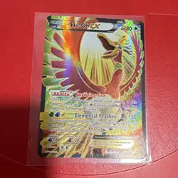 The Pokemon Company Ho-Oh EX 121/122 Breakpoint UR Full Art Holo EN 2016 HP180 - Image 1