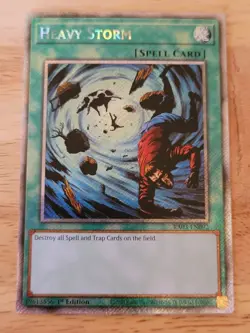 Yu-Gi-Oh! TCG - Heavy Storm (RA03-EN092) - Platinum Secret Rare - Image 1