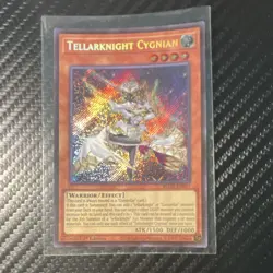 Yu-Gi-Oh! TCG Tellarknight Cygnian Effect Secret Rare Holo 1st Ed BLGG-EN017 - Image 1
