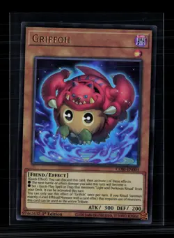 Yu-Gi-Oh! Griffoh Chaos Origins Ultra Rare • CORI-EN004 1st Edition - Image 1