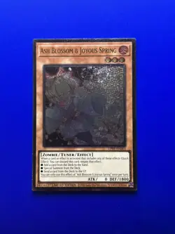 Yugioh Ash Blossom & Joyous Spring Ultimate Rare UP01-EN003 NM - Image 1