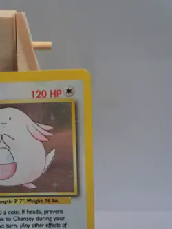 Chansey 3/102 Pokemon Card TCG Base Set Unlimited Holo - Image 4