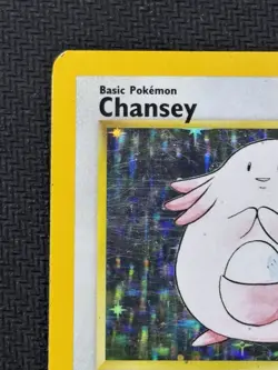 Pokemon TCG Chansey 3/102 Base Set Holo Rare WOTC Played Condition Card - Image 2