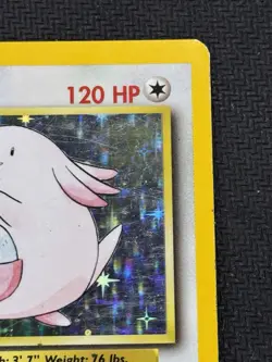 Pokemon TCG Chansey 3/102 Base Set Holo Rare WOTC Played Condition Card - Image 3