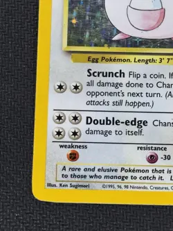 Pokemon TCG Chansey 3/102 Base Set Holo Rare WOTC Played Condition Card - Image 5