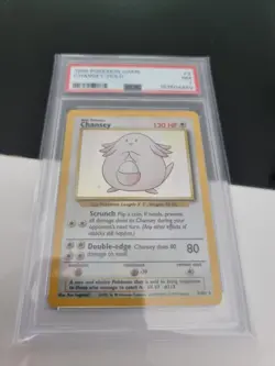 Pokemon TCG Chansey Base Set Holo Card PSA 7 3/102 - Image 1