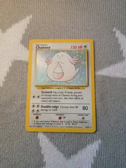 Pokemon Chansey Holo Unlimited Rare TCG Card Base Set 3/102 Excellent - Image 4