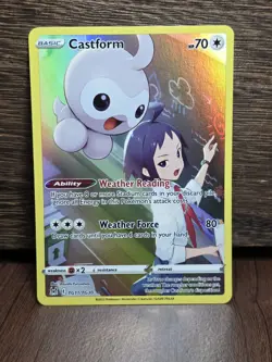 Castform TG11/TG30 Lost Origin Trainer Gallery Ultra Rare Pokemon Card NM - Image 1