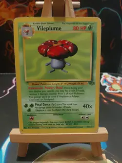 Vileplume 31/64 Non Holo Jungle Set Rare Pokemon Card WOTC Played - Image 1