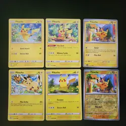 Pokemon Pikachu & Raichu x14 Card Lot Bundle - Image 1