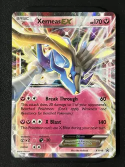 Pokemon Card Xerneas EX XY149 Black Star Promo Half Art Ultra - Image 1