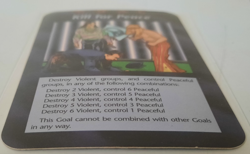 Goal: Kill For Peace! INWO Illuminati New World Order Game Unlimited Rare Card - Image 3