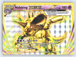 Nidoking BREAK 46/108 2016 XY Evolutions Pokemon Card TCG Ultra Rare Holo - Image 1
