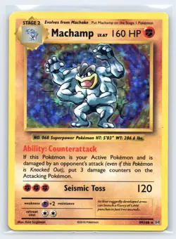 Machamp 59/108 2016 XY Evolutions Pokemon Card TCG Nintendo Holo Rare - Image 1