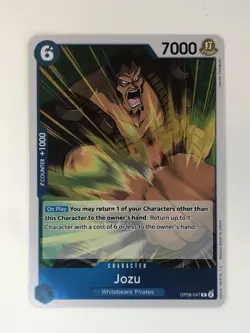 Jozu OP08-047 Rare Two Legends One Piece Card Game English Foil Near Mint - Image 1