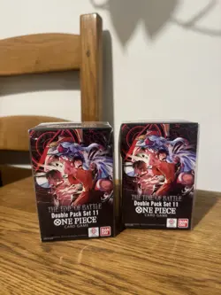One Piece Card Game OP16 The Time Of Battle Double Pack DP-11 NEW & SEALED x2 - Image 1