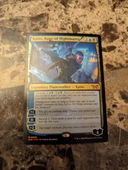 Kaito, Bane of Nightmares - MTG - Duskmourn: House of Horror, Foil Promo, NM - Image 1