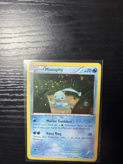 2017 Pokemon TCG Manaphy Promo Holo Card #XY190 (with Swirl) - Image 3