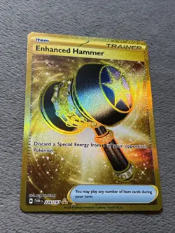 Enhanced Hammer 224/167 Pokemon Card Hyper Rare Full Art Holo Twilight Masquerad - Image 3