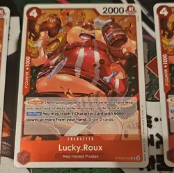 Bandai One Piece Card Game Lucky Roux PRB02-003- 3 cards - Image 3