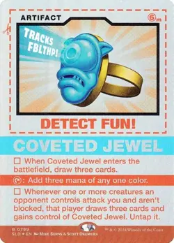 Coveted Jewel - Extended Art SLD LP MTG - Image 1