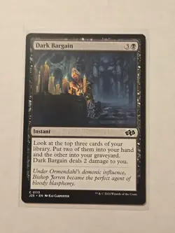 Dark Bargain - Foundations Jumpstart - NM - Common - Instant - Image 1
