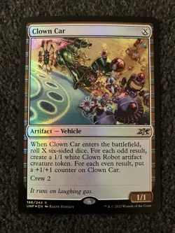 Magic The Gathering MTG - Clown Car Foil - Unfinity - Image 1