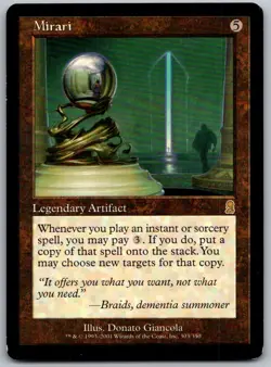 Mirari 303 Rare Odyssey Magic: The Gathering Lightly Played - Image 1