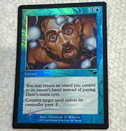 Wizards of the Coast Magic: The Gathering Daze Foil Instant English 2000 Blue - Image 1