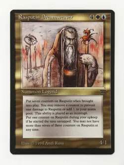 Original Magic: The Gathering – Legends – Rasputin Dreamweaver (1994) – MTG - Image 1