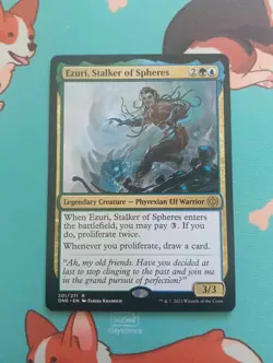 MTG Magic the Gathering - Ezuri, Stalker of Spheres - Phyrexia All Will Be One - Image 1