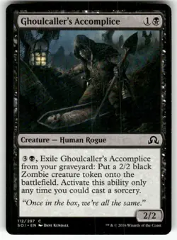 Ghoulcaller's Accomplice 112 Shadows over Innistrad Magic: The Gathering NM - Image 1