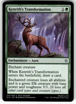 Kenrith's Transformation 164 Uncommon Throne of Eldraine Magic: The Gathering NM - Image 1