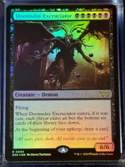 Doomsday Excruciator DSK 94 Duskmourn: House of Horror Magic MTG Rare FOIL NM - Image 1