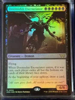 Doomsday Excruciator DSK 94 Duskmourn: House of Horror Magic MTG Rare FOIL NM - Image 3