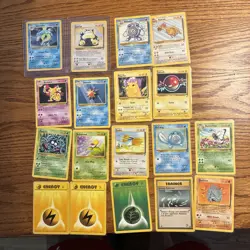 NM/LP (BASE-2) Pokemon 18 Cards-Holo-Non Holo rare, uncommon, Common WOTC - Image 1