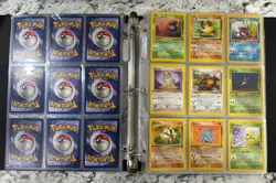 324 Vintage Pokemon Card Lot Uncommon/Common Binder.conditions vary. - Image 5