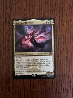 Custom Commander EDH Kaalia, the Vast Deck. Dragon, Angel, Demon Attack- MTG - Image 1