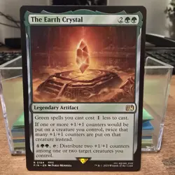 MTG The Earth Crystal 184 NONFOIL Universes Beyond: Final Fantasy NM - Image 1