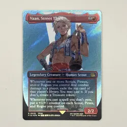 MTG FOIL Vaan, Street Thief Borderless - FINAL FANTASY 0390 R FIN - Image 1