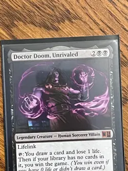 Doctor Doom Unrivaled mtg NM - Image 1