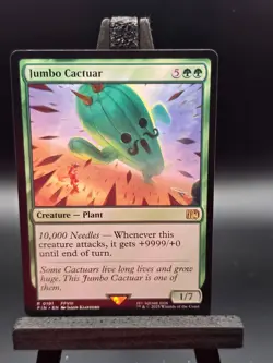 Jumbo Cactuar Final Fantasy NM MTG Pack Fresh - Image 1