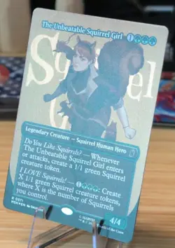 MTG- The Unbeatable Squirrel Girl (Borderless) FOIL- MSH R0371 - Image 2