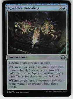 MTG - 01 Kozilek's Unsealing 65 U Modern Horizons 3 - Image 1