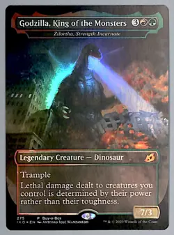 Godzilla, King of the Monsters - Foil - 275 - Buy-A-Box Promos (IKO) MTG - Image 1