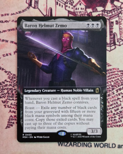 MTG Baron Helmut Zemo Extended Art Marvel Super Heroes NM - Image 1